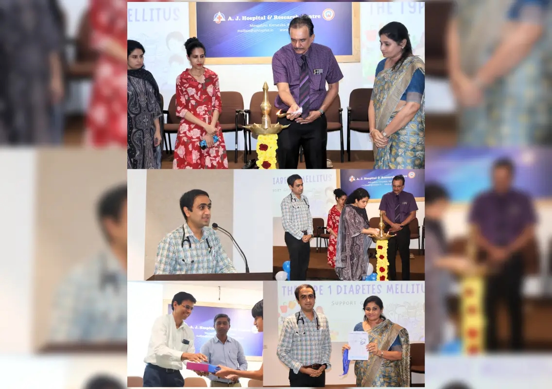 AJ Hospital launches first diabetes support group for children and families - News Karnataka
