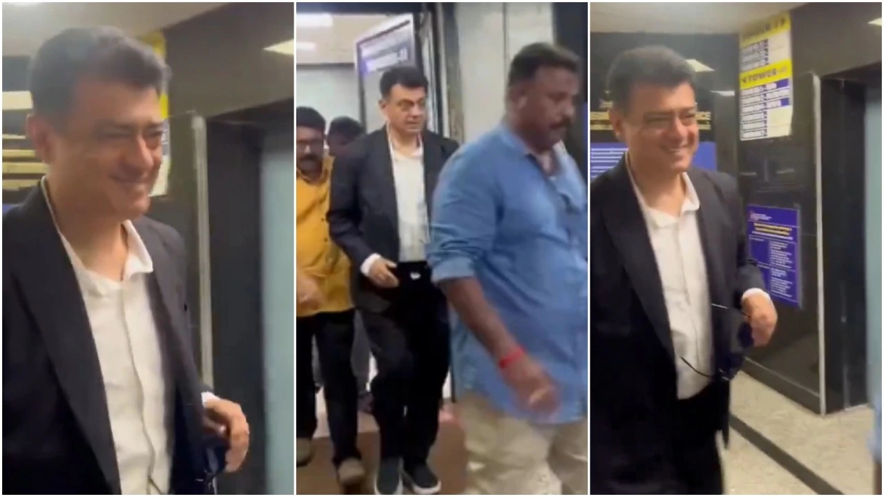 Ajith Kumar turns heads with dashing passport office appearance - News Karnataka