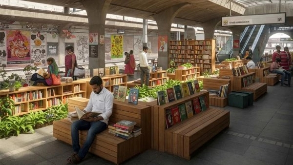 Chennai’s metro gets a new library to encourage reading when waiting - News Karnataka