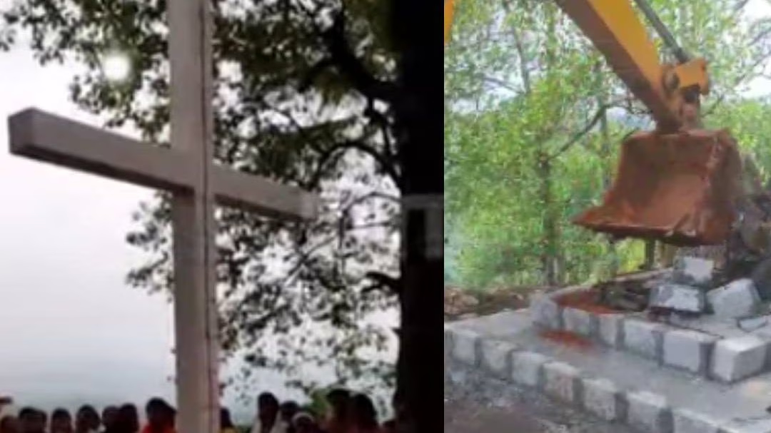 Cross dispute ignites fierce clash between villagers and Forest Department - News Karnataka