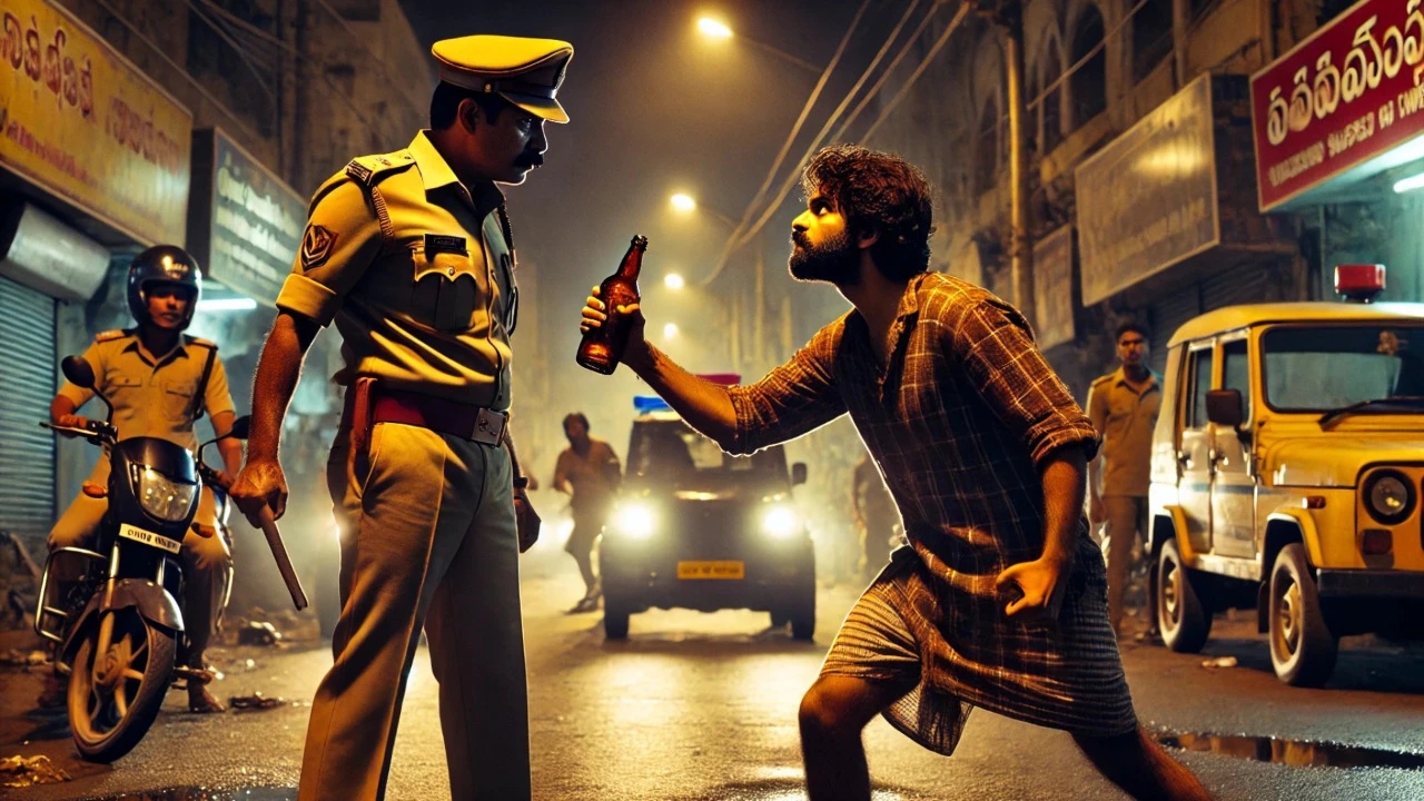 Officer injured in autorickshaw attack during liquor bust - News Karnataka