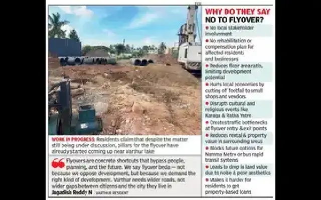 Flyover or Metro? Varthur Residents Push Back Against Rs 190-Crore Project - News Karnataka