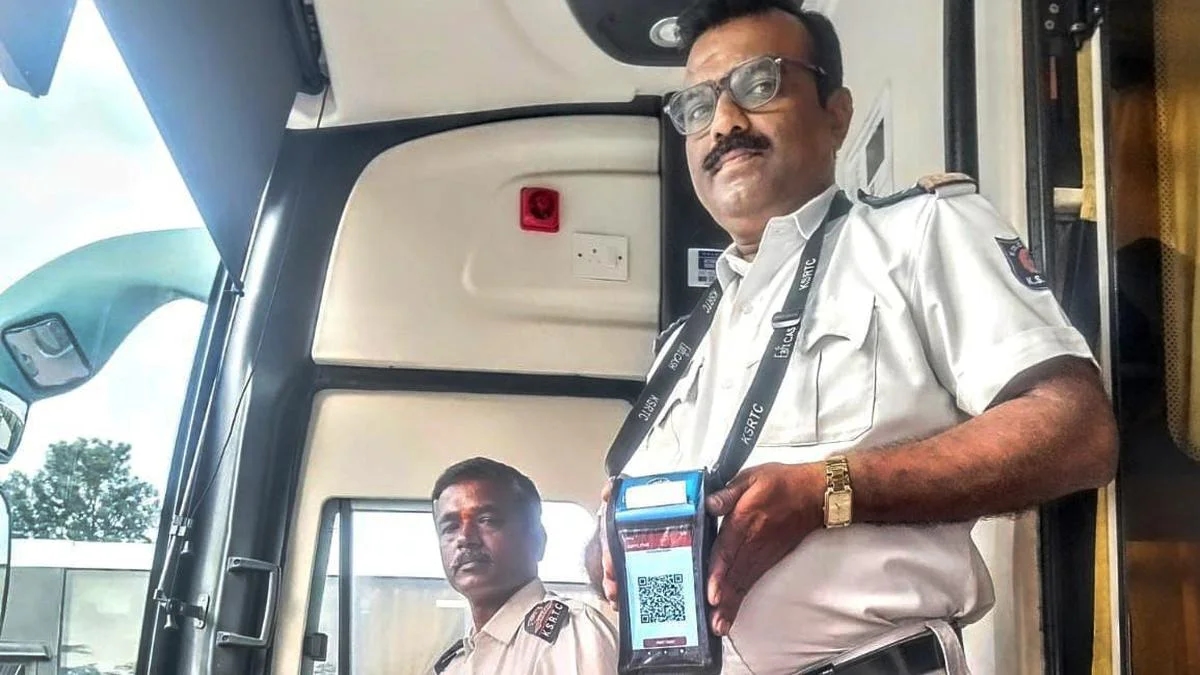 KSRTC Davanagere clocks ₹11 crore in UPI fares, sets digital benchmark - News Karnataka