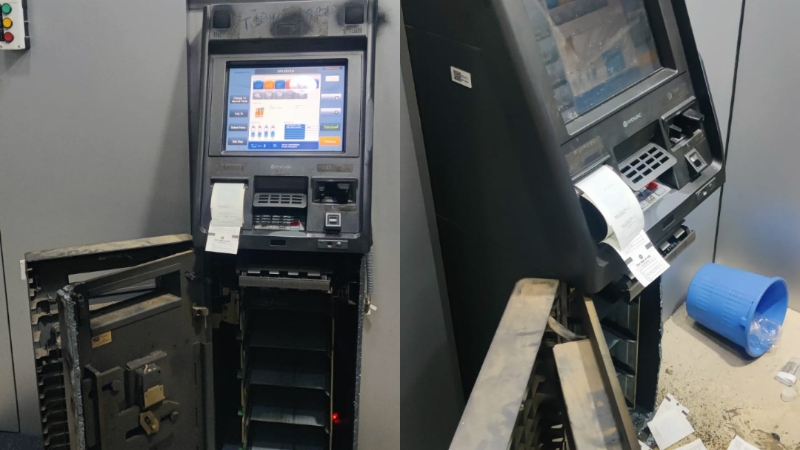 ₹27.62 lakh looted from ATM in early morning raid, CCTV blinded with paint - News Karnataka