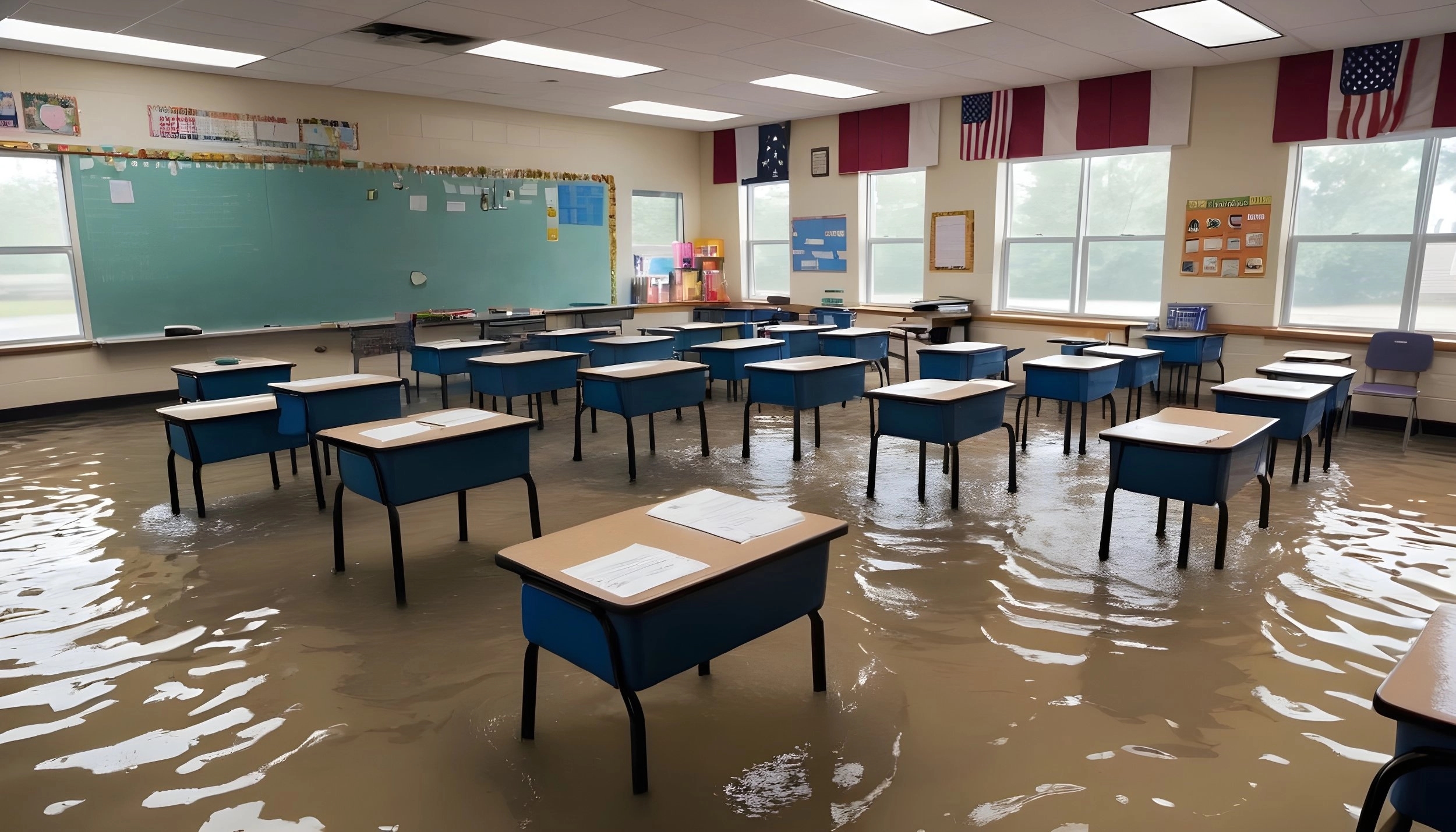 Sewage flooding forces Madurai school students into community hall - News Karnataka