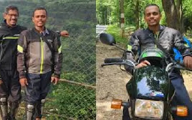 Udupi biker gifted new Hero bike after epic 4,000-km ride to Ayodhya with father - News Karnataka