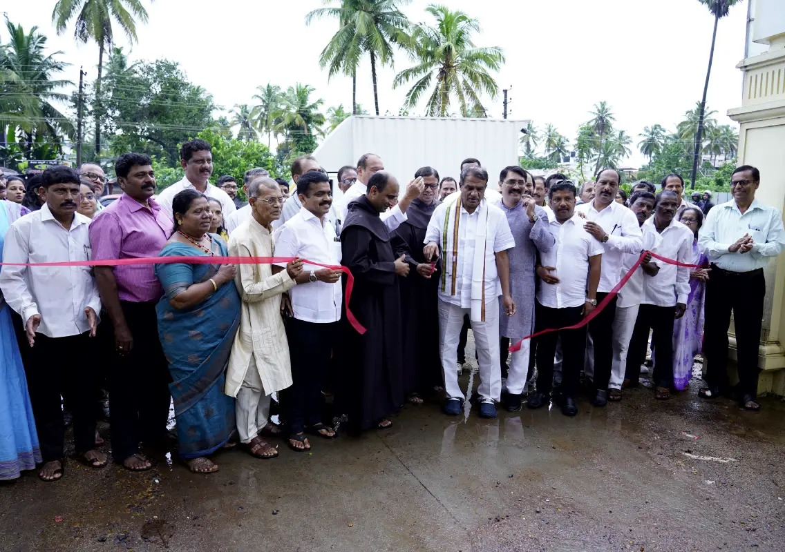 New concrete road inaugurated at Infant Jesus Shrine, Bikarnakatte - News Karnataka