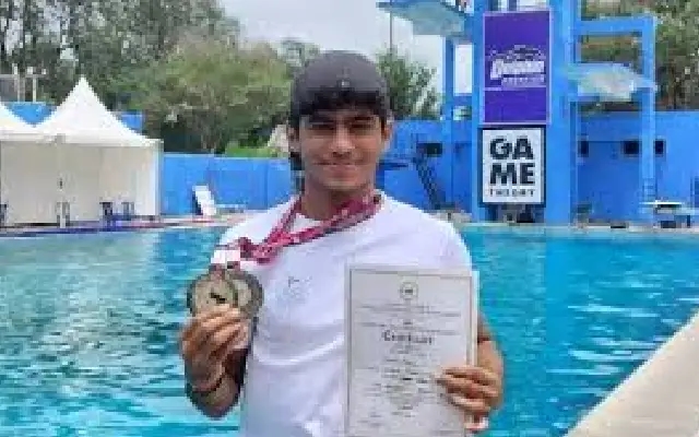 17-year-old Nandan Naik wins district’s first gold in diving, qualifies nationals - News Karnataka