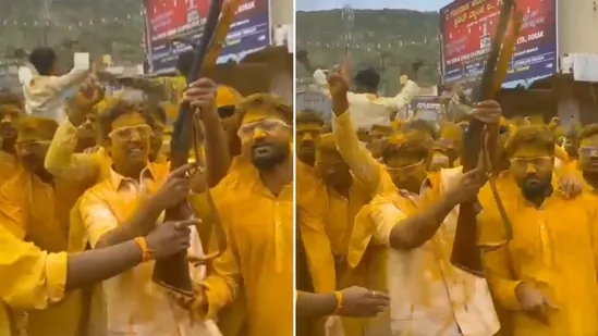 BJP MLA’s son booked after video shows him firing gun during fair in Belagavi - News Karnataka