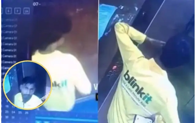 Blinkit delivery agent caught urinating in Mumbai lift - News Karnataka