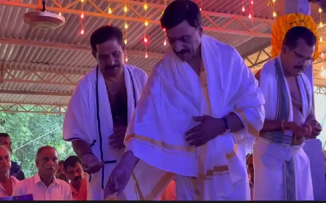 Janardhana Reddy Fulfills Temple Vow After Jail Release - News Karnataka