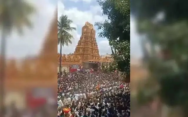 Lakhs gather in Chamarajanagar for Sri Chamarajeshwara Rathotsava celebrations - News Karnataka