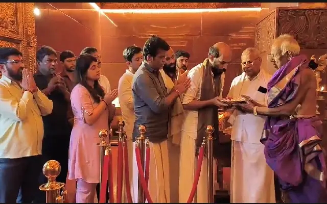 Raj B. Shetty Visits New Marigudi Temple in Kaup During Coastal Film Tour - News Karnataka