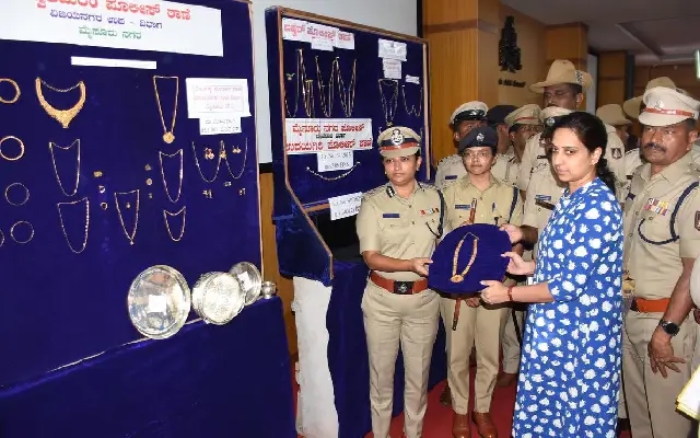 Mysuru police crack 42 theft cases, seize ₹63 lakh in valuables and narcotics - News Karnataka