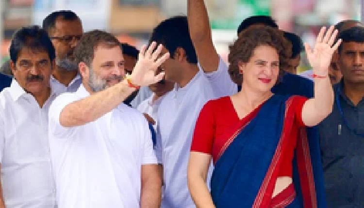 Rahul and Priyanka visit Wayanad for foundation of landslide rehabilitation homes - News Karnataka