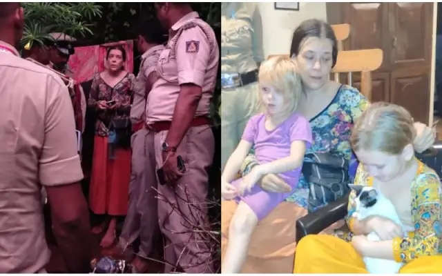 Russian woman, kids rescued from Gokarna cave; overstaying visa - News Karnataka