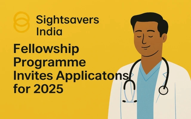 Sightsavers India Fellowship Programme Invites Applications for 2025 - News Karnataka