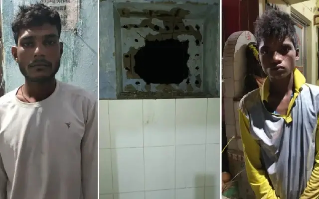 Two theft suspects escape Odisha police station through broken washroom skylight - News Karnataka