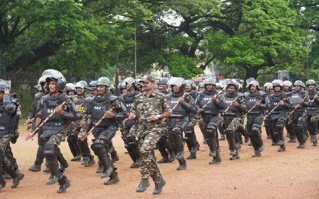 STF Gears Up: Riot Control & Intelligence Training Held in Mangaluru - News Karnataka