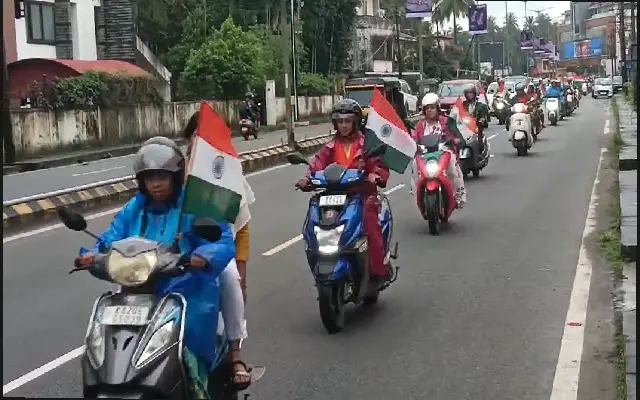 BJP Mahila Morcha Hosts ‘Tiranga Two-Wheeler Jatha’ in Udupi - News Karnataka