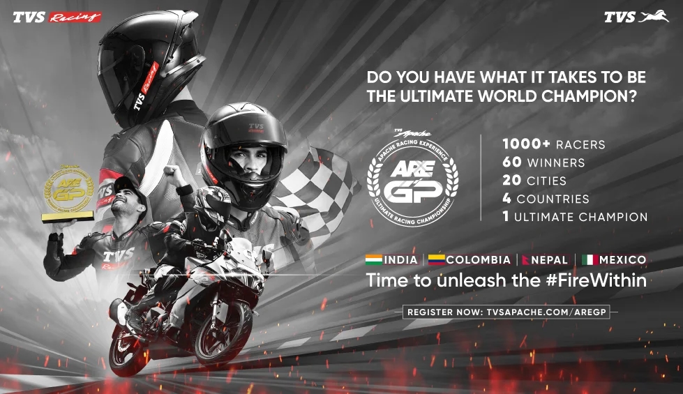 TVS Racing marks 20 years of Apache with global ARE GP expansion - News Karnataka