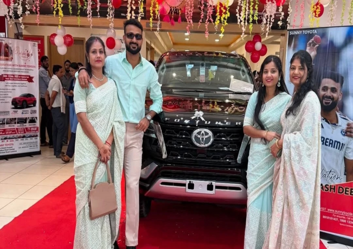 Akash Deep in Legal Trouble over unregistered Toyota Fortuner - News Karnataka