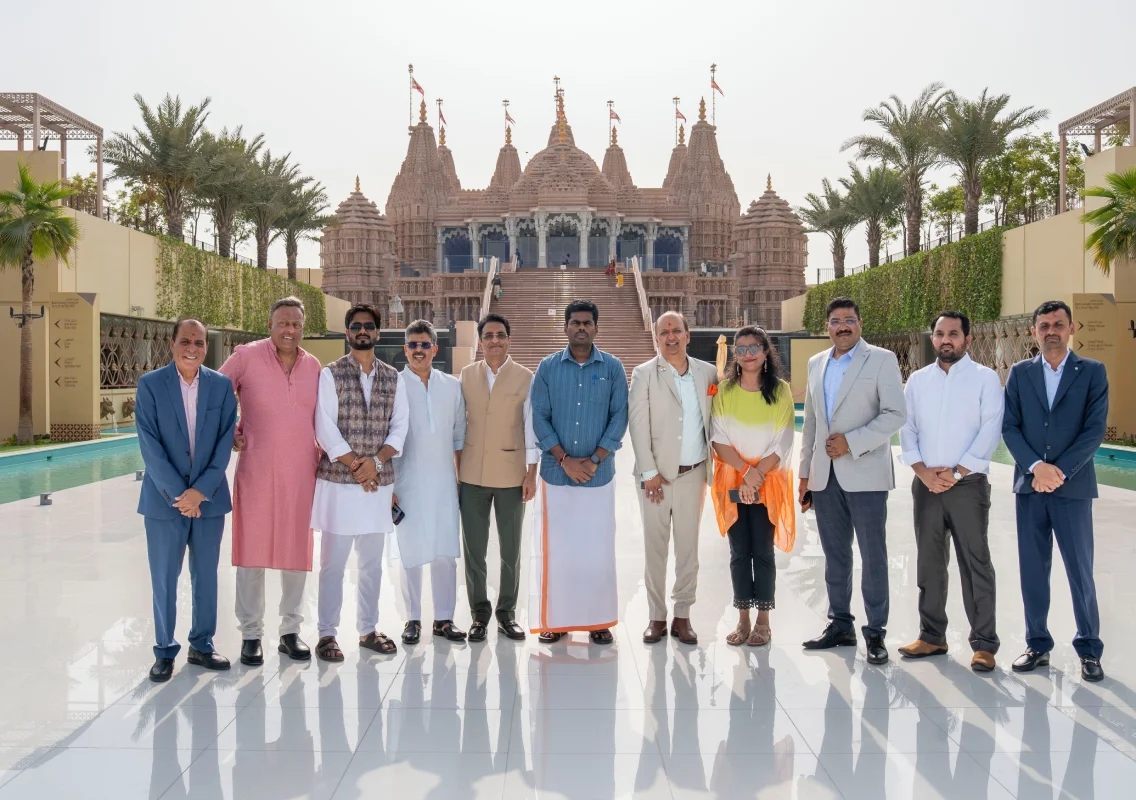 "21st Century's Greatest Collaboration," K. Annamalai hails BAPS Hindu Mandir Abu Dhabi - News Karnataka