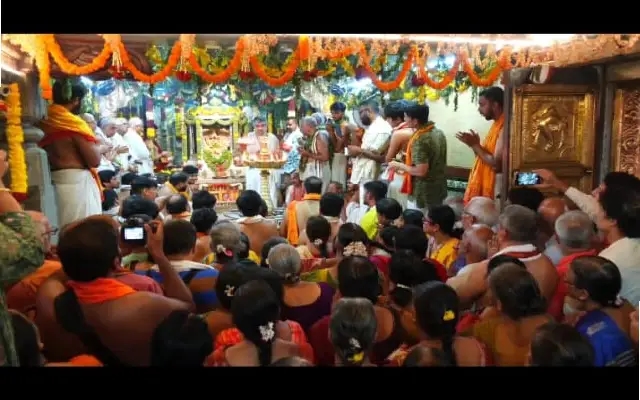 Bhajana Mahotsava Ends with Grand Rituals at Udupi’s Lakshmi Venkatesha Temple - News Karnataka