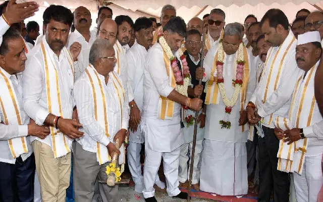 Foundation Laid for Mysuru’s Indira Congress Bhavana - News Karnataka