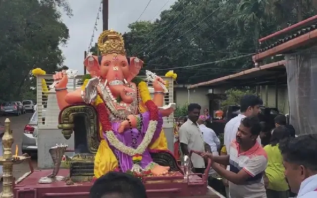Rain dampens Ganesh immersion processions across Udupi district - News Karnataka