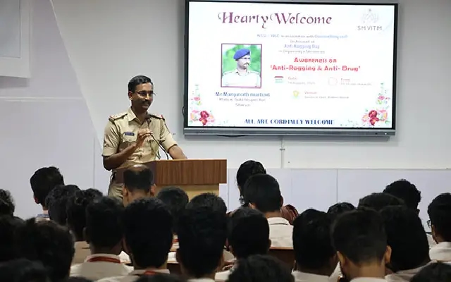 SMVITM Holds Anti-Ragging & Anti-Drug Awareness Session - News Karnataka