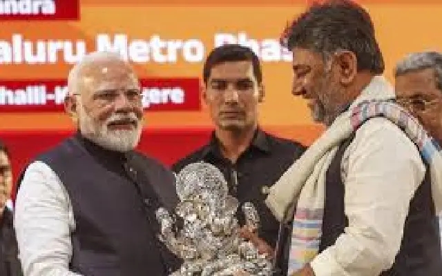 DK Shivakumar seeks ₹1.5 lakh crore from PM Modi for Bengaluru tunnels - News Karnataka