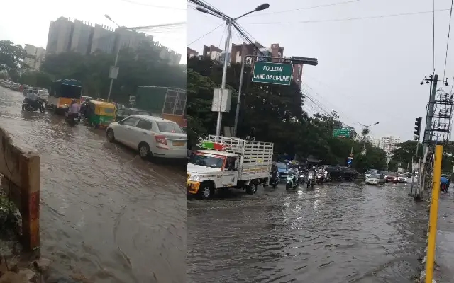 Southwest monsoon returns to Bengaluru with brief downpour and waterlogging - News Karnataka