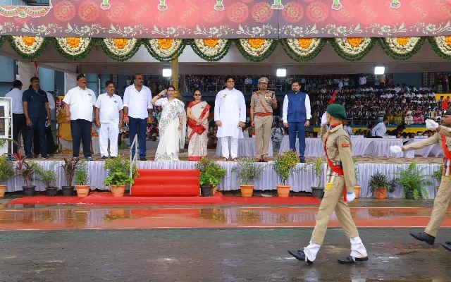 Udupi Commemorates 79th Independence Day with Flag, Honors, and Unity - News Karnataka