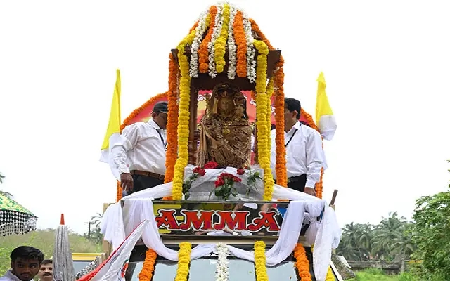 Faith and Festivity: Grand Procession Marks Vailankanni Feast Preparations in Kalmady - News Karnataka