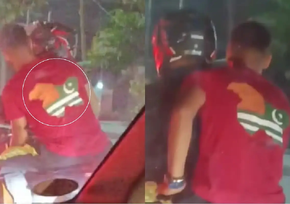 Bengaluru outrage over biker’s T-shirt with distorted Kashmir map, Azad Kashmir flag - News Karnataka