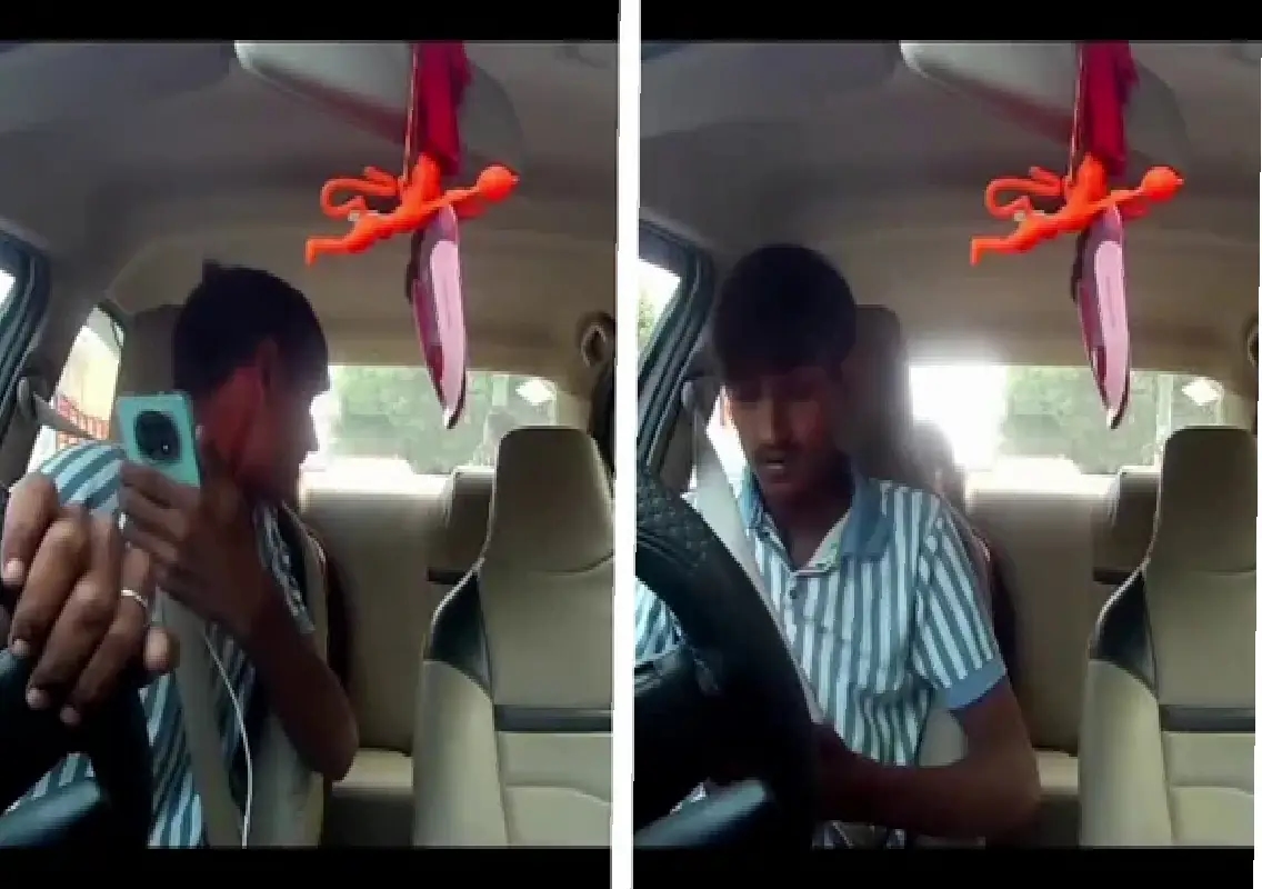Cab passenger filmed leaving without paying sparks viral debate - News Karnataka
