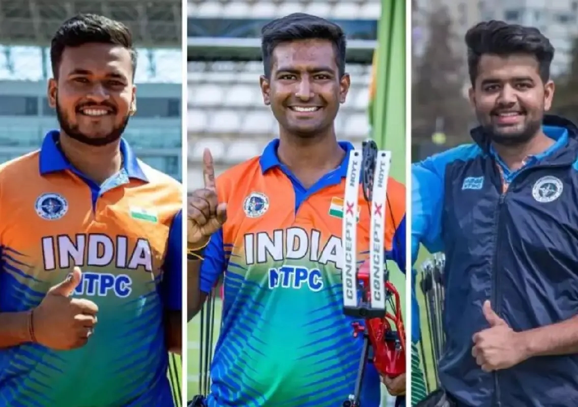 Indian men’s compound archery team enters first-ever World Championship final - News Karnataka