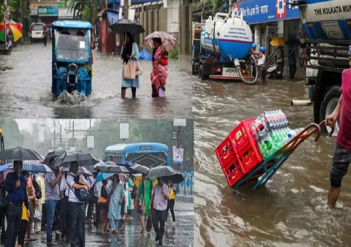 Kolkata reels under heavy rain, 10 dead as city faces waterlogging crisis - News Karnataka