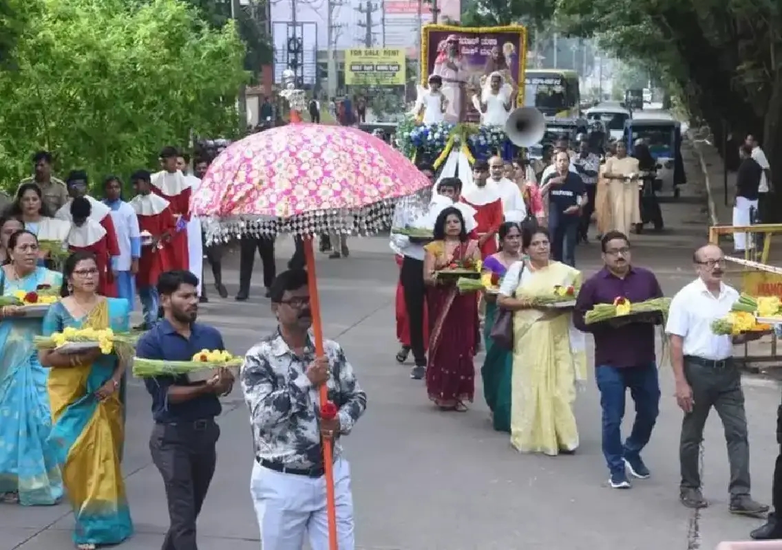 Udupi, Dakshina Kannada Christians celebrate Monti Fest with devotion - News Karnataka