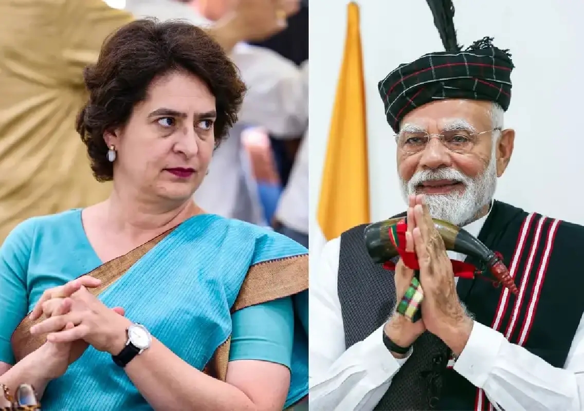 Priyanka Gandhi criticises PM Modi for delayed visit to Manipur - News Karnataka