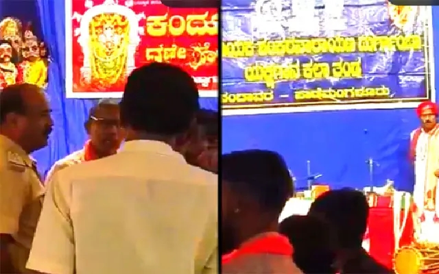 Yakshagana halted at Sajipamunnur Ganeshotsava sparks public outcry - News Karnataka