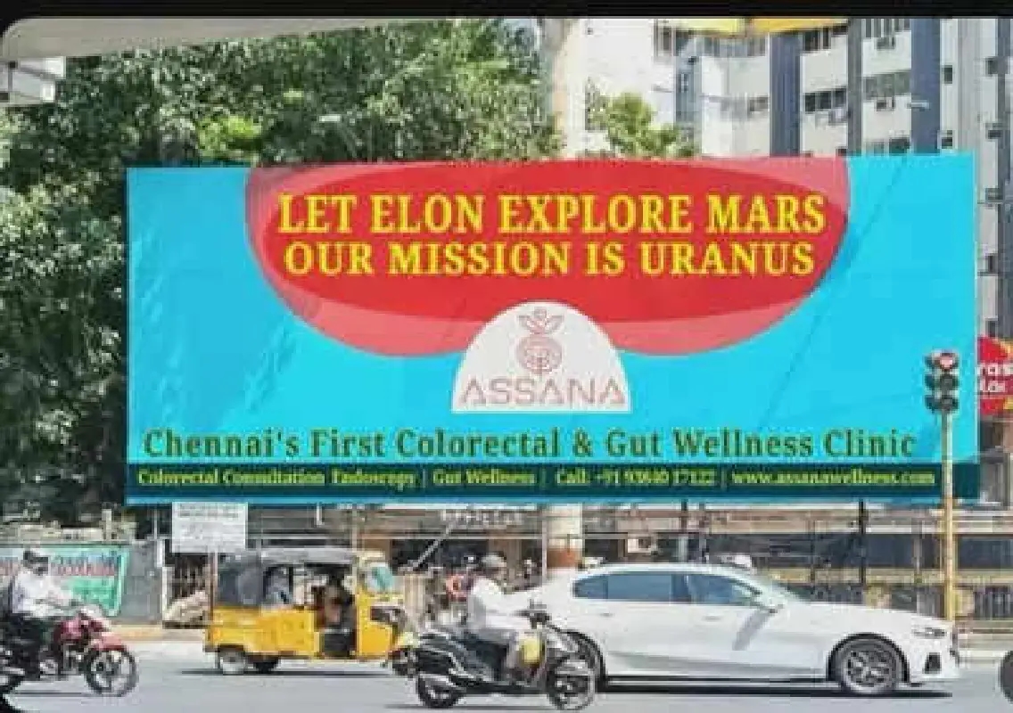 Chennai clinic’s witty “Uranus” campaign goes viral with health message - News Karnataka