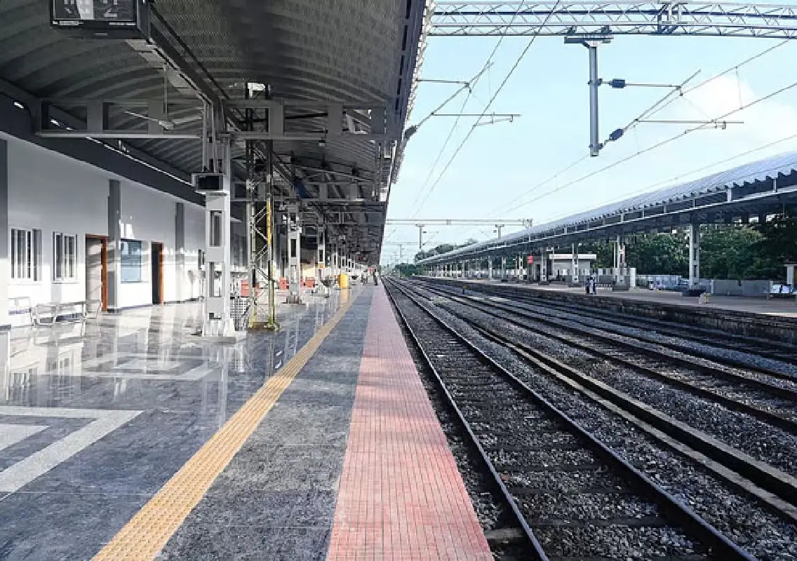 B C Road Kaikunje railway station gets modern makeover under Amrit Bharat scheme - News Karnataka