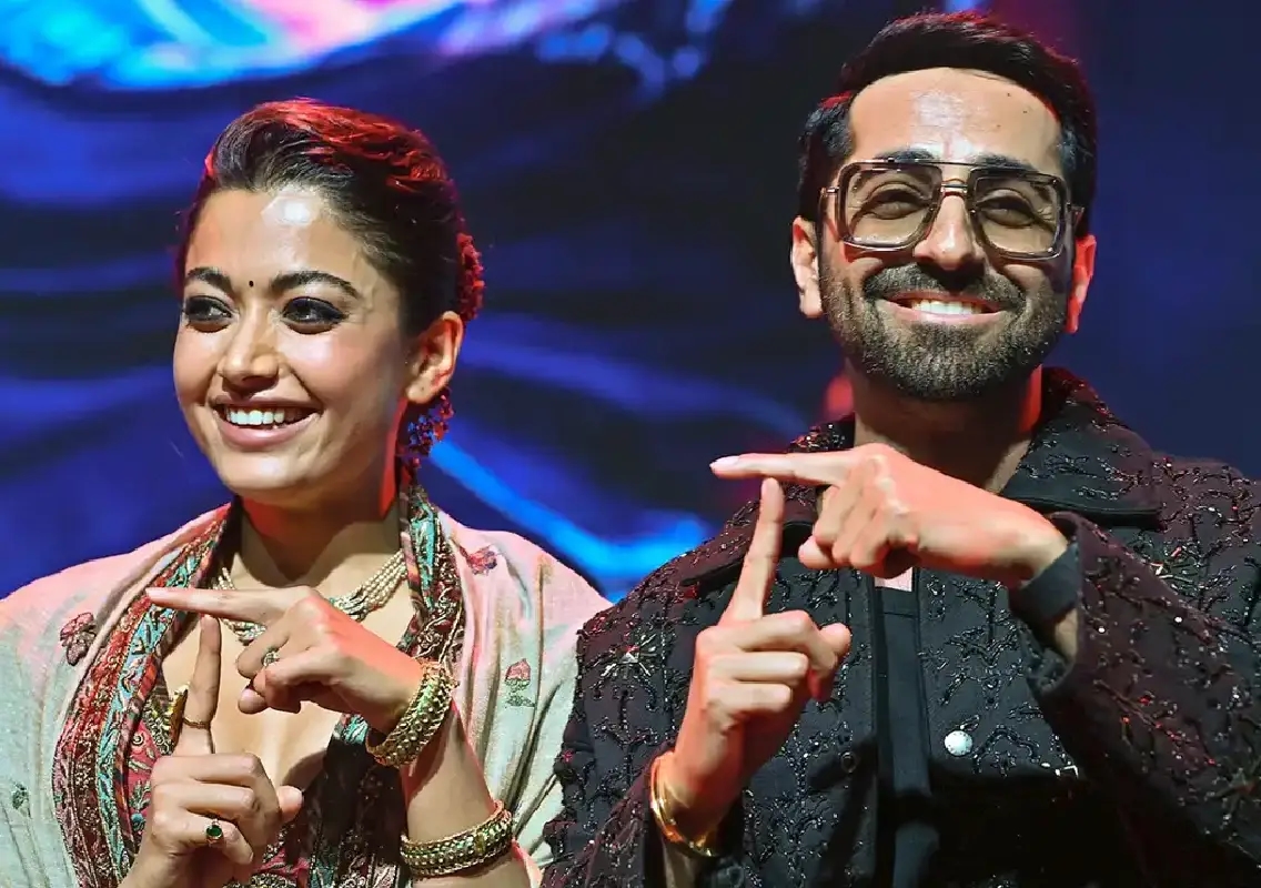 Ayushmann Khurrana-Rashmika Mandanna's Thamma collects ₹42.16 crore in two days - News Karnataka