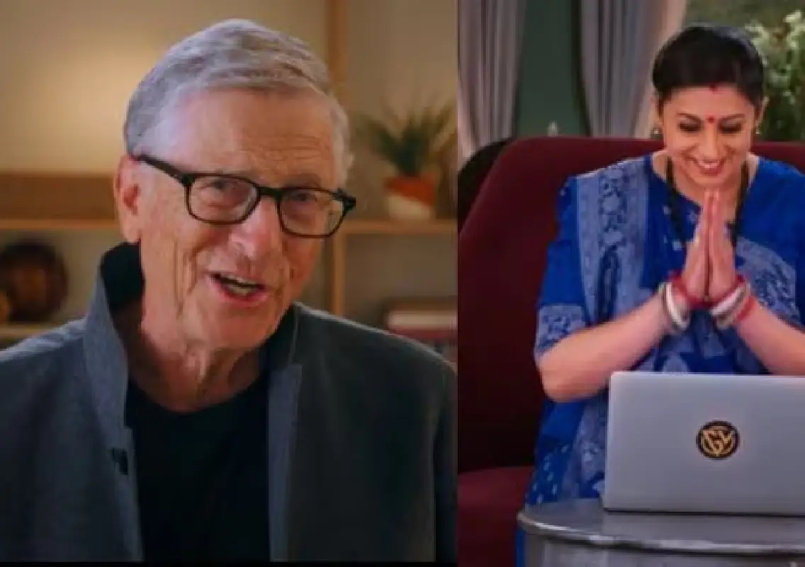 Bill Gates makes Indian TV debut with Smriti Irani in ‘Kyunki Saas Bhi Kabhi Bahu Thi 2’ - News Karnataka