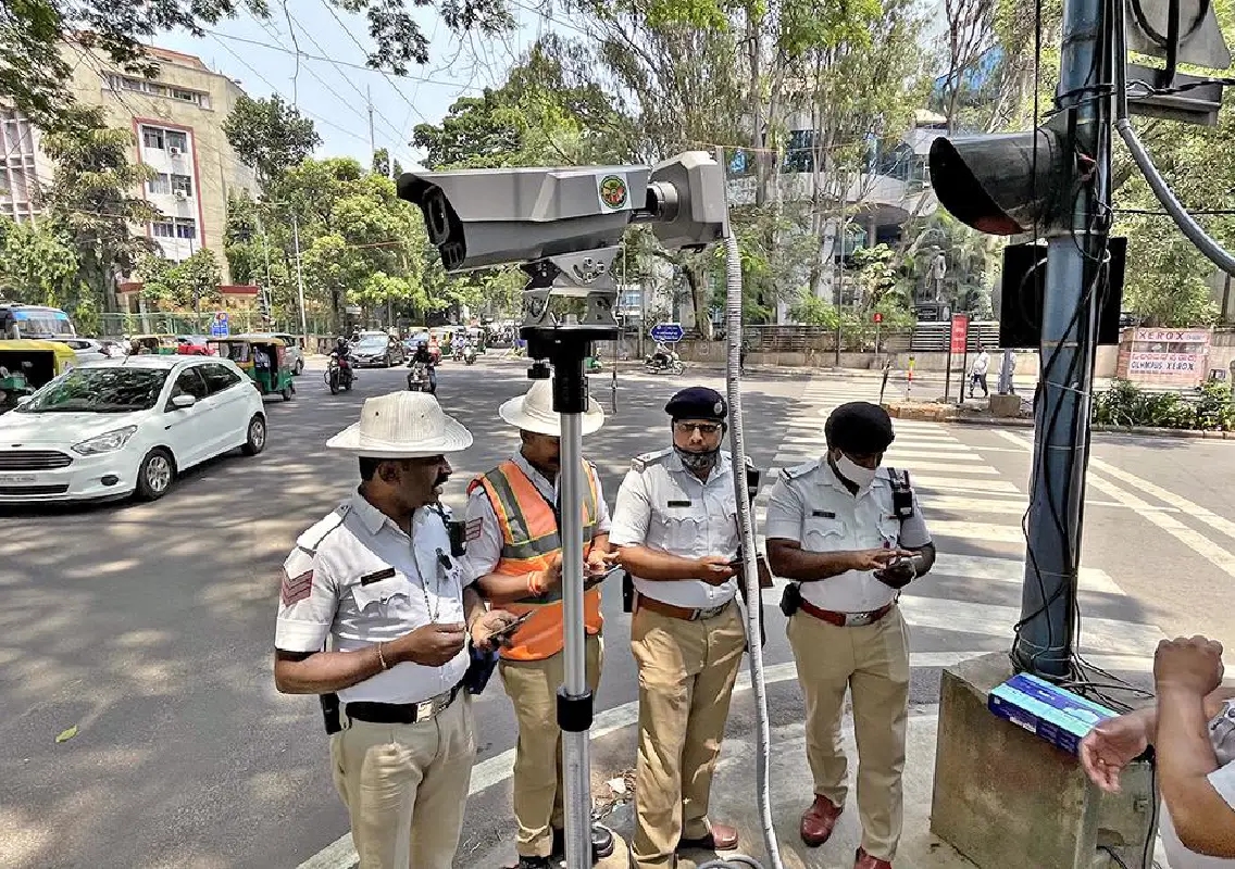 Cameras Now Issue 87% of Bengaluru’s Traffic Challans, Constables Just 13% - News Karnataka