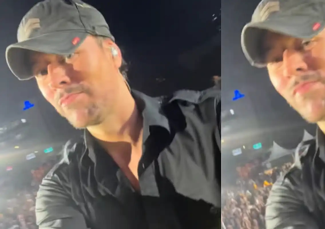 Phone flies on stage, Enrique turns it into content. Influencer instincts on point. - News Karnataka