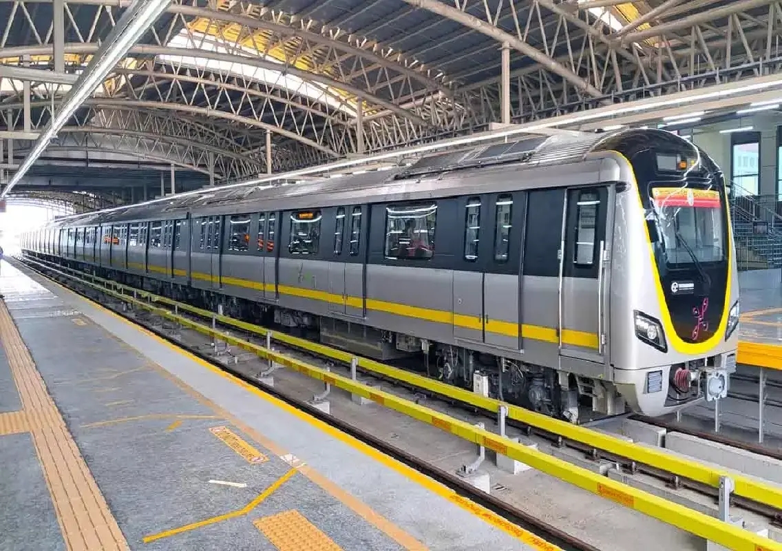 Fifth train to join Namma Metro’s Yellow Line from November 1 - News Karnataka