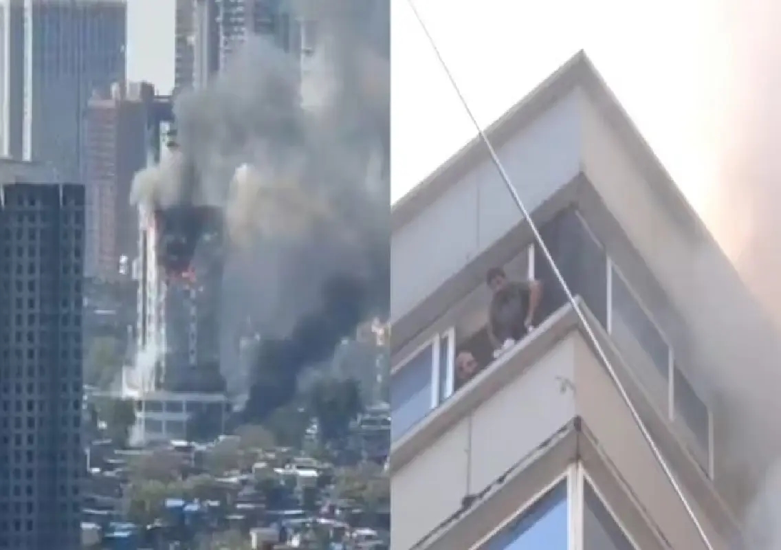 Fire breaks out at Mumbai high-rise on SV Road, no injuries reported - News Karnataka